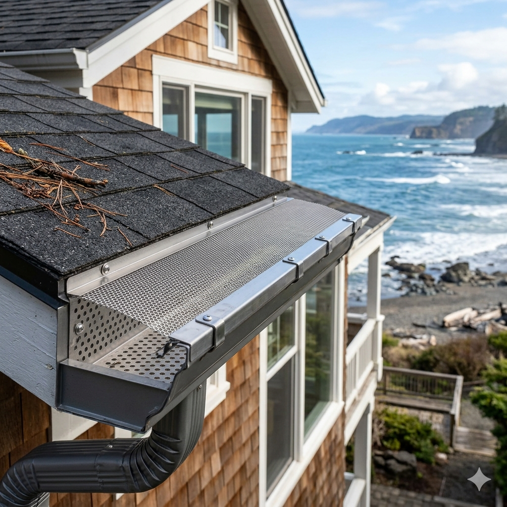All Stainless Steel Marine-Grade Anti-Corrosion Gutter Guard